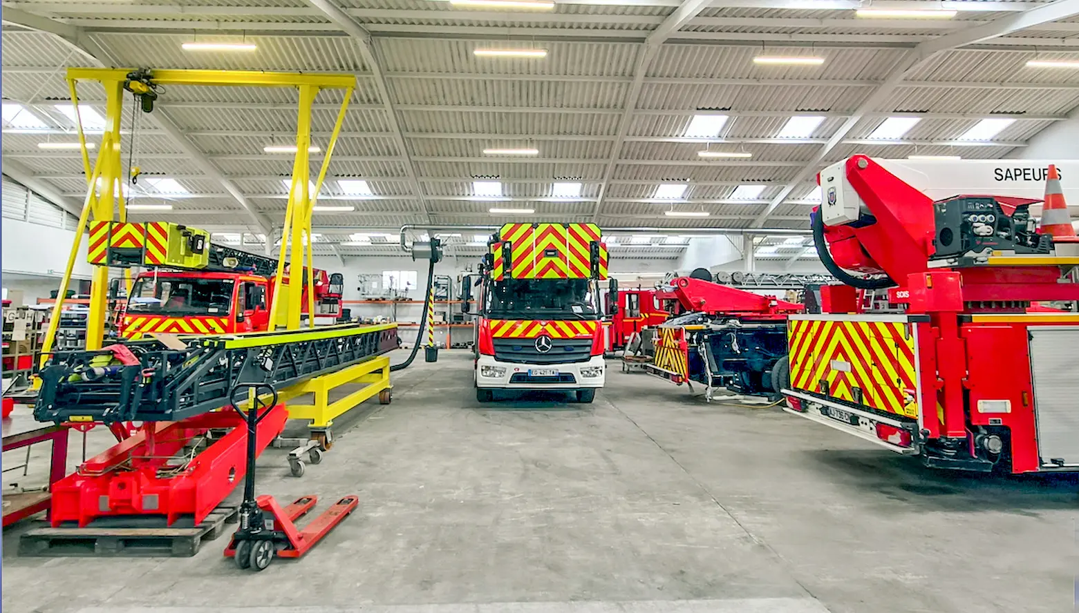 Reconditionnement de camions de pompiers, réparation, entretien, assistance